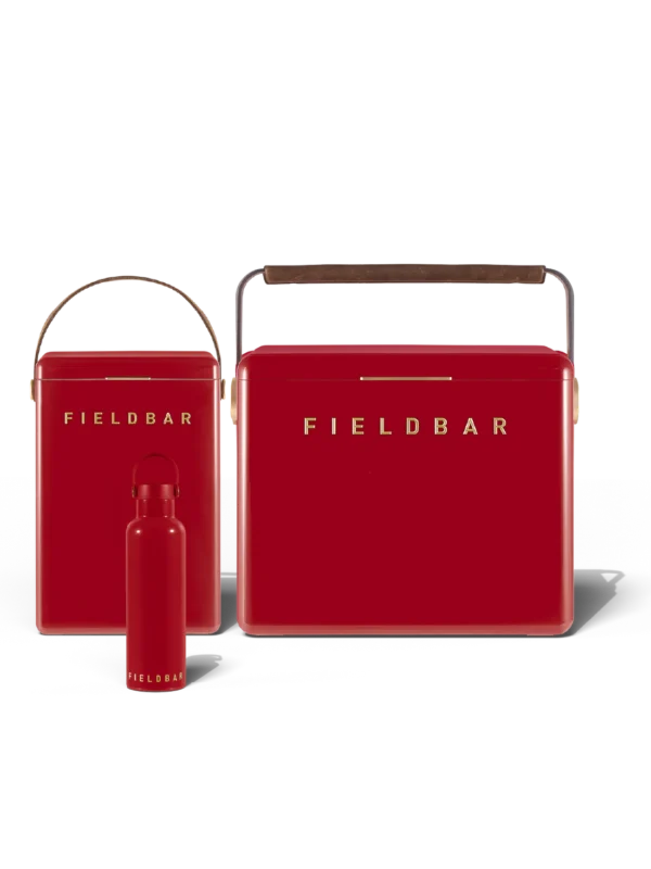 Cooler Box Set & Field Bottle / Lobster Red