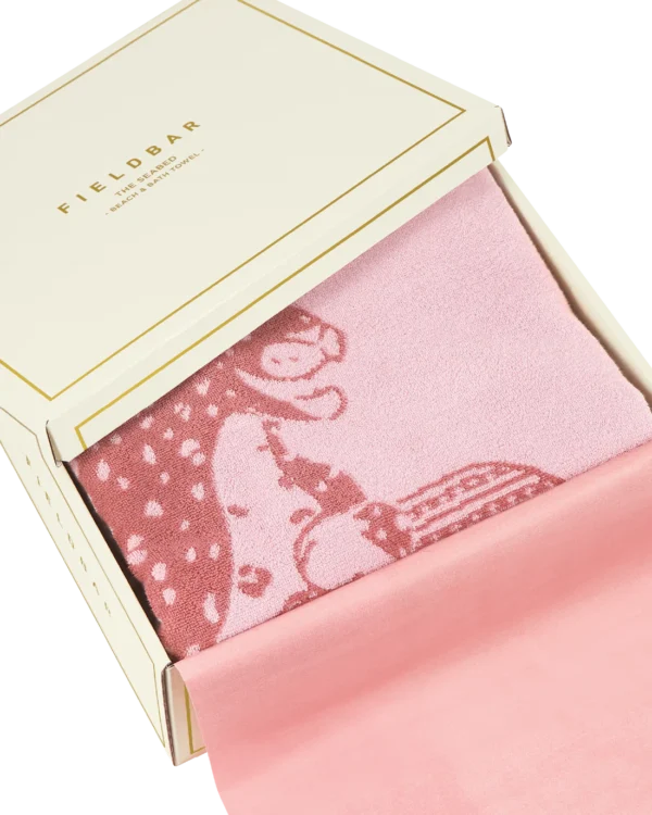 The Seabed Beach & Bath Towel / Nellie Pink