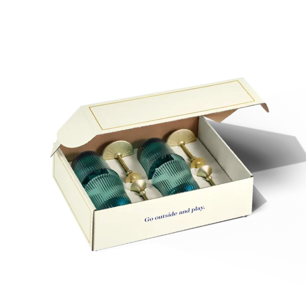 Sun Glasses Wine Set of 4 / Bazaruto Blue