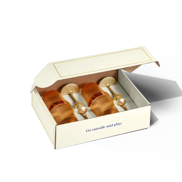 Sun Glasses Wine Set of 4 / Orchard Orange