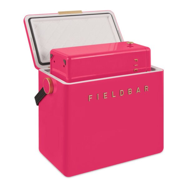 hcfb2p213cm110 Fieldbar Limited Edition Yuppiechef Pink Gin Trunk, 24L